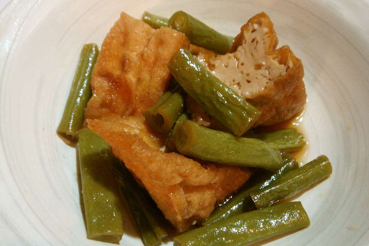 の 煮物 いんげん