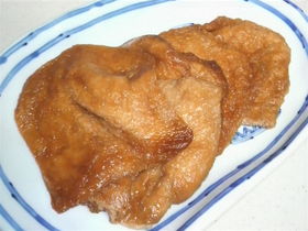 いなり寿司のあげの味付け~同量で簡単~