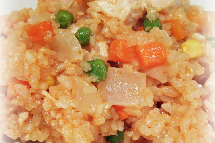 炊飯器 チキンライス スイッチポン レシピ 作り方 By ゆうじママ クックパッド 簡単おいしいみんなのレシピが360万品
