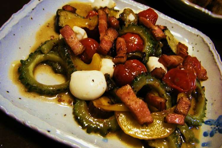 ゴーヤと夏野菜 お洒落揚げマリネ レシピ 作り方 By Emmania クックパッド 簡単おいしいみんなのレシピが371万品