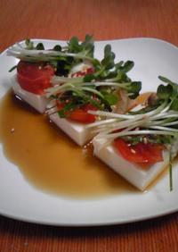 豆腐と薬味のサラダ