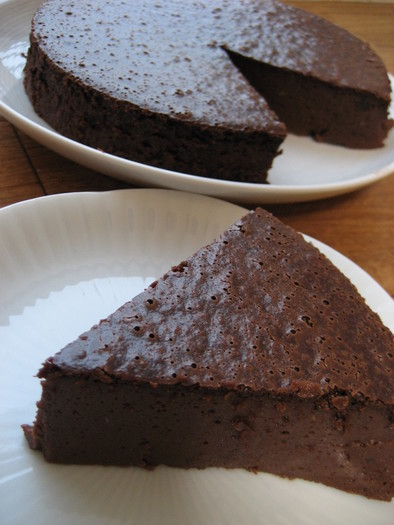 チョコレートチーズケーキの写真