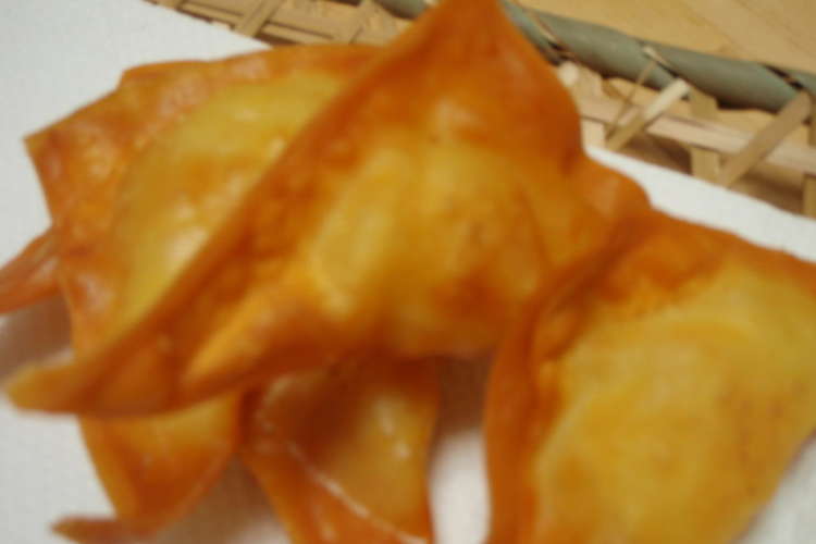 簡単 割きイカのワンタン包み揚げ レシピ 作り方 By ニコニコ母さん クックパッド 簡単おいしいみんなのレシピが366万品