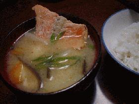塩鮭のあら汁