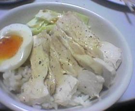 鶏肉のバター醤油ソース(変わり親子丼)