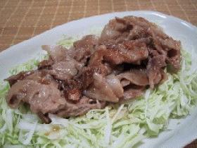 ∽∽うちの豚肉のしょうが焼き∽∽