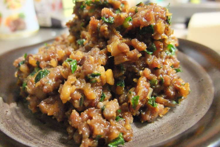 納豆の ねばうま濃厚肉みそ レシピ 作り方 By お箸処うまうま 女将 クックパッド 簡単おいしいみんなのレシピが360万品