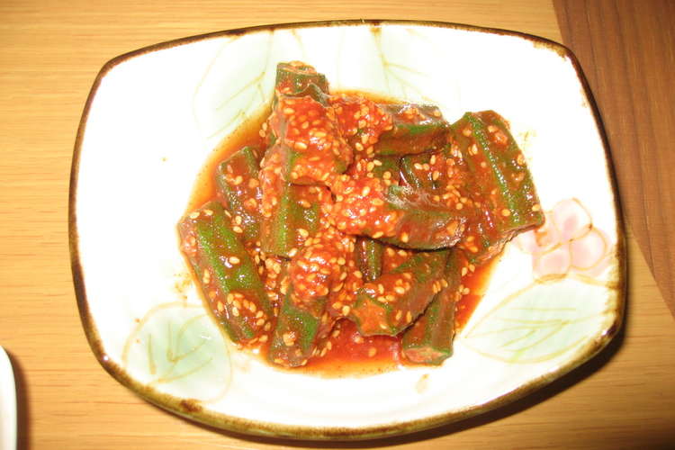 ピリ辛オクラちゃん レシピ 作り方 By 首長族 クックパッド 簡単おいしいみんなのレシピが357万品