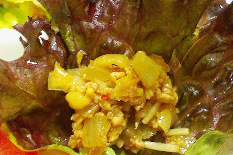 挽肉の甜面醤炒め レタス包み レシピ 作り方 By 赤い彗星 クックパッド 簡単おいしいみんなのレシピが355万品