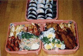 海苔巻き弁当♪
