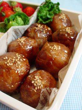 豚しゃぶ用のお肉で肉巻きおにぎり
