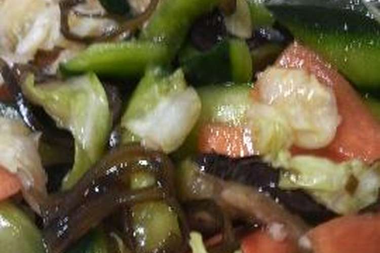 なす きゅうり 浅漬け 塩昆布