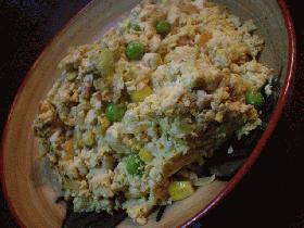 カレー味の炒り豆腐