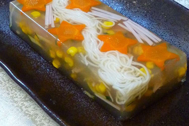 やさしいお酢で七夕寒天よせ レシピ 作り方 By Lunoca クックパッド 簡単おいしいみんなのレシピが361万品