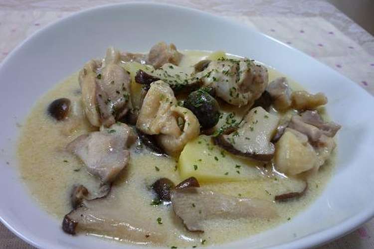 きのことチキンの牛乳シチュー レシピ 作り方 By みさカフェ クックパッド 簡単おいしいみんなのレシピが363万品