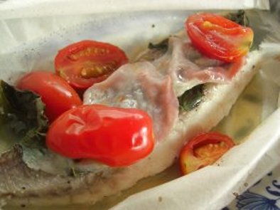 ヘルシー★白身魚のイタリアン包み焼きの写真