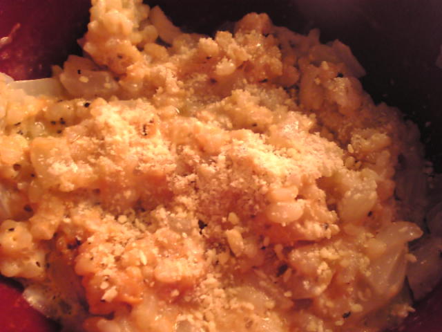 卵白とケチャップとマヨネーズの混ぜご飯の画像