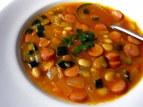 夏野菜のミネストローネ