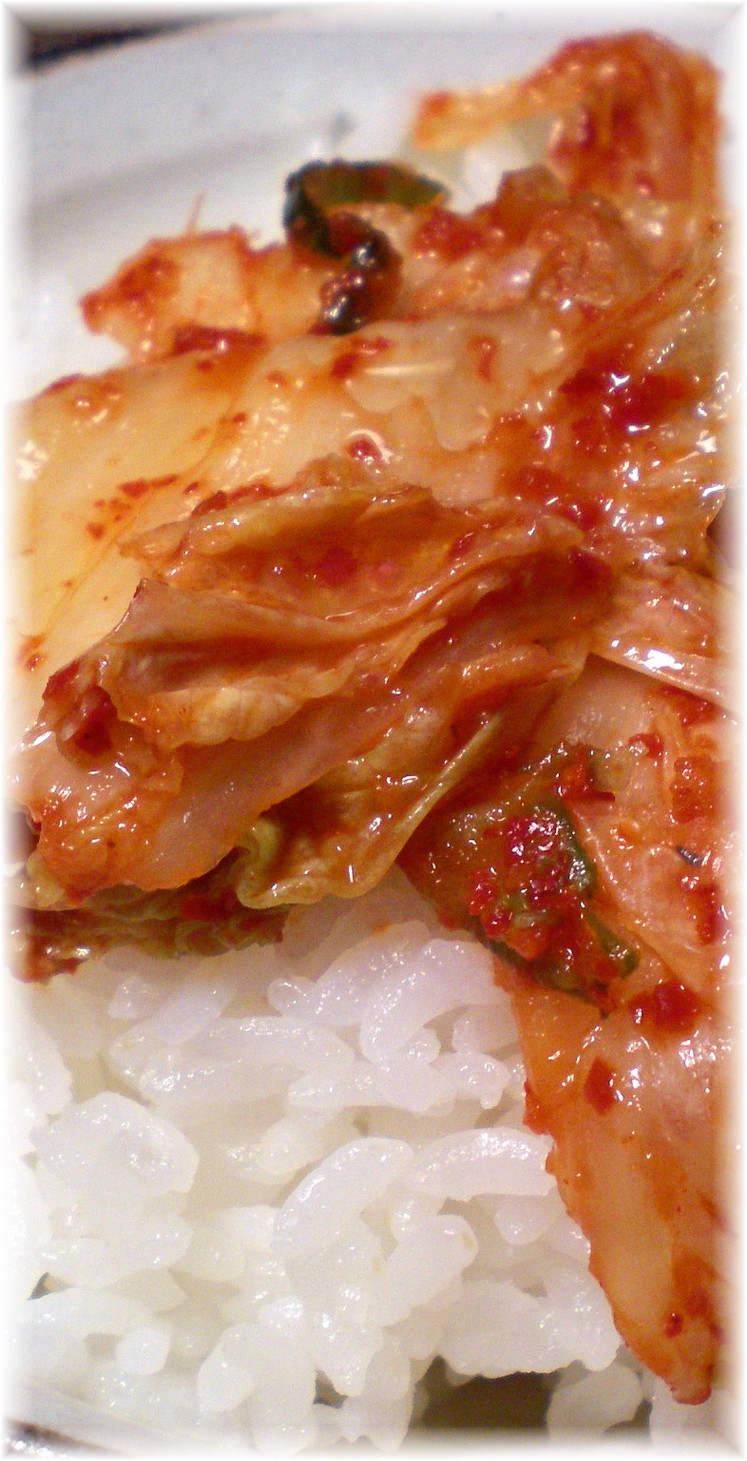 キムチご飯の画像