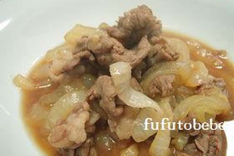 めんつゆだけ 牛肉と玉ねぎのさっと煮 レシピ 作り方 By ふふとべべ クックパッド 簡単おいしいみんなのレシピが360万品