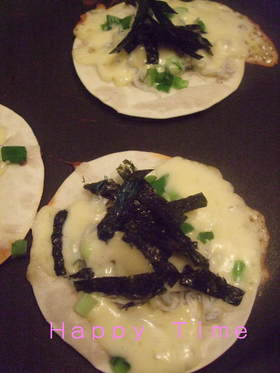 子供と一緒に作ろ♫♬餃子の皮で簡単ピザ✿