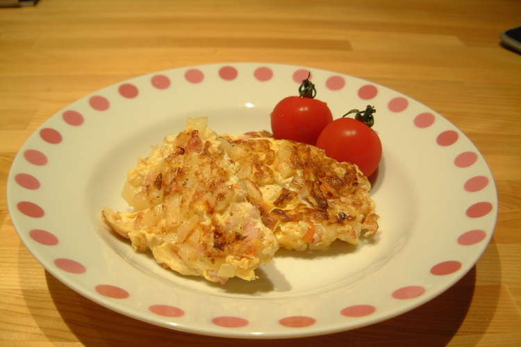 雨の日は スパニッシュオムレツ レシピ 作り方 By おやたま クックパッド 簡単おいしいみんなのレシピが351万品