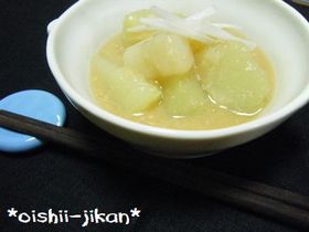 長芋とはやとうりの味噌煮★