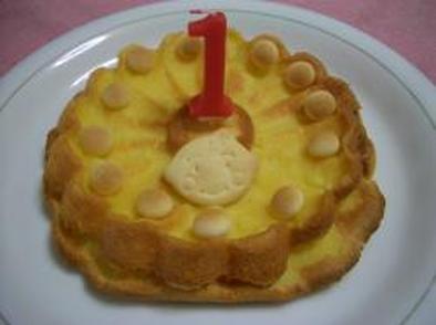 １歳のお誕生日ケーキ☆の写真