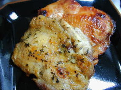 鶏のオーブン焼き２種の写真