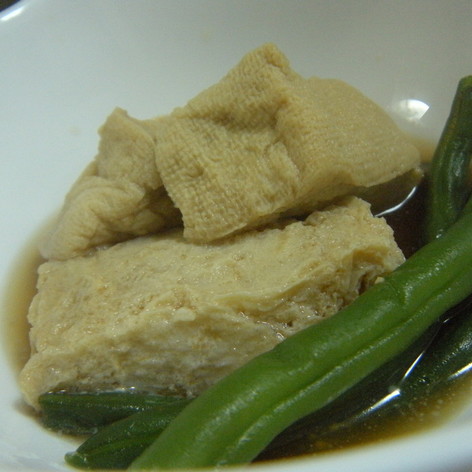 5分で完成★冷凍豆腐のめんつゆ煮