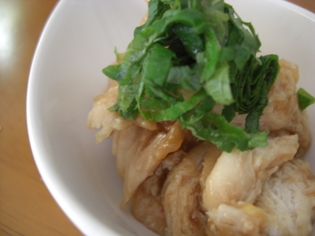 レンジで簡単(＾▽＾)ｖ　鶏胸肉の甘辛煮の画像