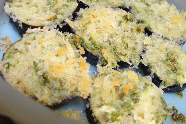 パセリバターで ナスのパン粉焼き レシピ 作り方 By だんな様は料理人 クックパッド 簡単おいしいみんなのレシピが359万品