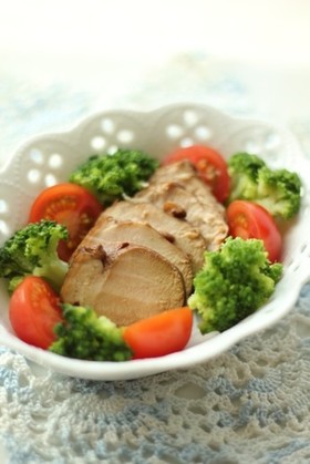 鶏ムネ肉の酢醤油漬け