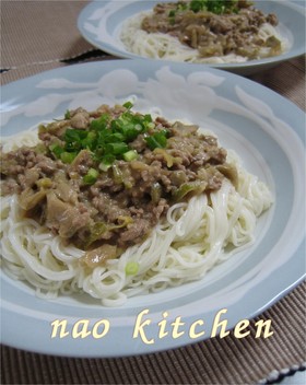 夏バテ防止☆冷やし坦々素麺