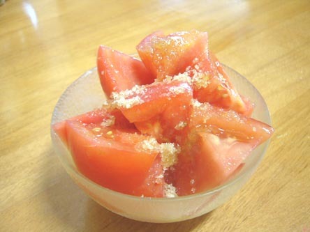 超簡単！夏ばて解消！トマトのデザートの画像