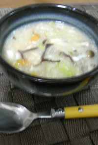 レタスの中華風スープ
