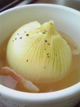 ♡レンジで丸ごと玉ねぎ♡