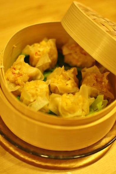 お豆腐とエビのヘルシーシュウマイの写真