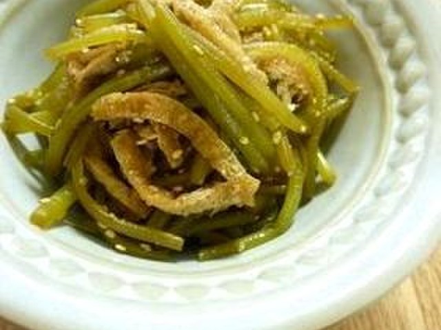 さつま芋の茎の炒め煮 レシピ 作り方 By Kaiko子 クックパッド 簡単おいしいみんなのレシピが351万品