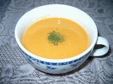 人参とカボチャのスープの写真