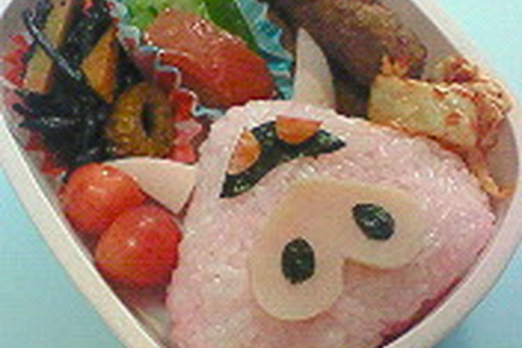 ヤッターマン おだてブタ キャラ弁 レシピ 作り方 By Chiebuta クックパッド 簡単おいしいみんなのレシピが358万品