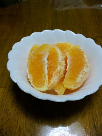暑さ　吹き飛ぶ　冷凍オレンジの写真