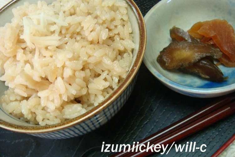 昆布茶で味付け 新生姜の炊き込みご飯 レシピ 作り方 By Izumickey クックパッド