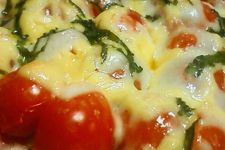 ミニトマトのチーズ焼きでトマト大量消費 レシピ 作り方 By めーめーのめ クックパッド 簡単おいしいみんなのレシピが361万品