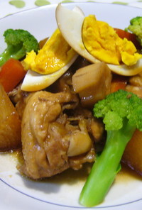 鶏と根菜のさっぱり煮
