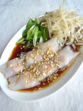 お家で腸粉(チョンファン)