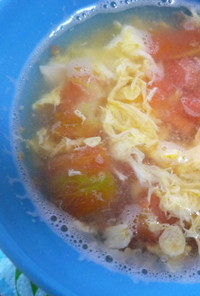 離乳食　トマトとたまごのスープ