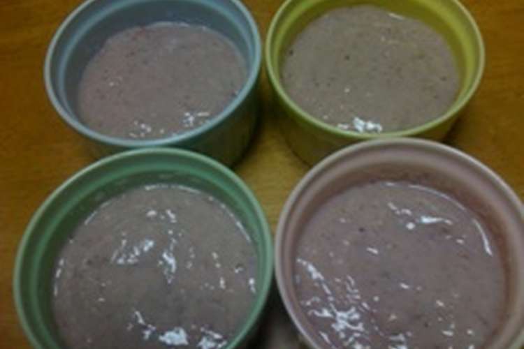 ひんやり 牛乳とあんこのデザート レシピ 作り方 By こあきりん クックパッド 簡単おいしいみんなのレシピが372万品