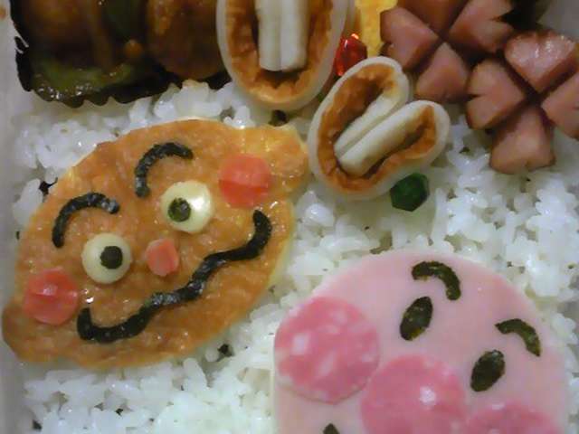 キャラ弁 アンパンマンとカレーパンマン レシピ 作り方 By 虎 未莉mama クックパッド