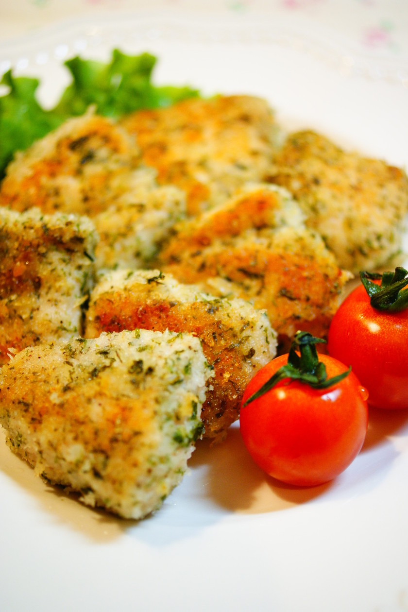 鶏肉の海苔塩パン粉焼き by annnnn 【クックパッド】 簡単おいしいみんなのレシピが357万品